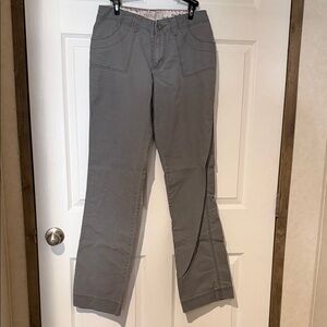 Maurices Gray Capris with Stitch Detail
